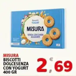 Premium Supermercati Biscotti Dolcesenza con Yogurt Misura offerta