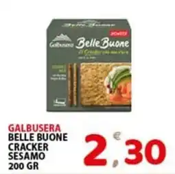 Premium Supermercati Galbusera Belle Buone Cracker Sesamo offerta