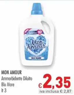 Cash & Carry Grossy Mon Amour Ammorbidente Diluito Blu Mare offerta