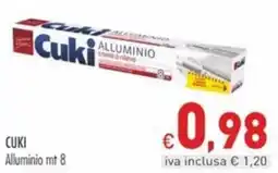 Cash & Carry Grossy Cuki Alluminio offerta