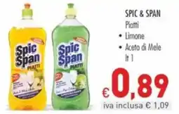 Cash & Carry Grossy Spic Span Piatti offerta