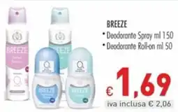 Cash & Carry Grossy Breeze deodorante offerta