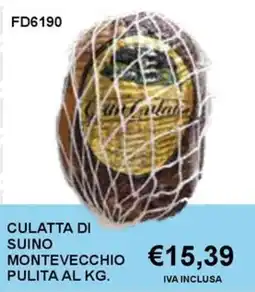 Italy Cash and Carry Culatta di suino montevecchio pulita offerta