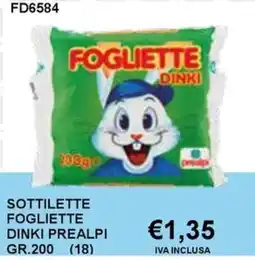 Italy Cash and Carry Fogliette Dinki offerta