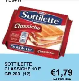 Italy Cash and Carry Sottilette Classiche offerta