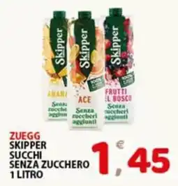Premium Supermercati Zuegg Skipper succhi senza zucchero offerta