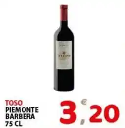 Premium Supermercati Toso Piemonte Barbera offerta
