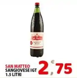 Premium Supermercati San Matteo Sangiovese IGT offerta