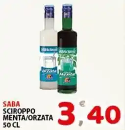 Premium Supermercati Saba sciroppo menta/orzata offerta