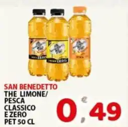 Premium Supermercati San Benedetto The Limone Pesca Classico e Zero offerta