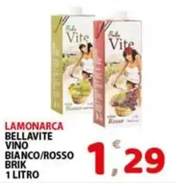 Premium Supermercati Lamonarca Bellavite Vino Bianco/Rosso offerta