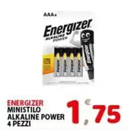 Premium Supermercati Energizer ministilo alkaline power offerta