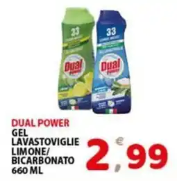 Premium Supermercati Dual Power gel lavastoviglie limone/bicarbonato offerta