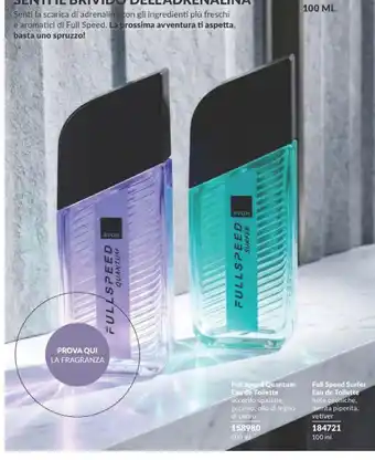 Avon Full Speed Quantum Eau de Toilette offerta