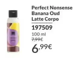 Avon Perfect Nonsense Banana Oud Latte Corpo offerta