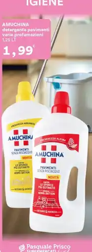 Supermercati Pasquale Prisco Amuchina detergente pavimenti offerta