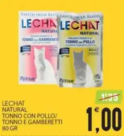 SpesAmica Lechat natural tonno con pollo/tonno e gamberetti offerta