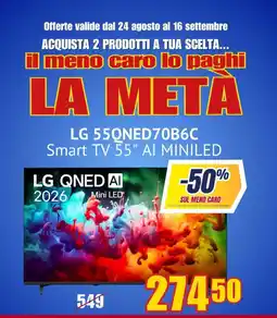Schiavotto LG Smart TV 55" AI MINILED offerta