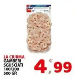 Premium Supermercati La Ciurma Gamberi Sgusciati offerta