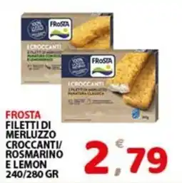 Premium Supermercati Frosta filetti di merluzzo croccanti offerta