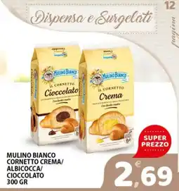 Premium Supermercati Mulino Bianco Cornetto Crema/Albicocca/Cioccolato offerta