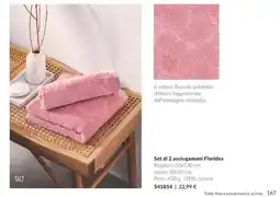 Avon Set di 2 asciugamani Florides offerta