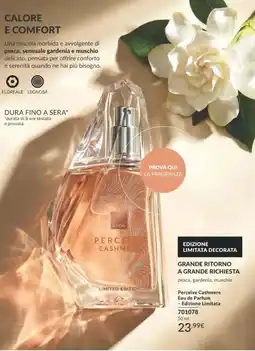 Avon Perceive Cashmere Eau de Parfum offerta