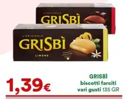 Supermercati Pasquale Prisco Grisbi biscotti farciti offerta