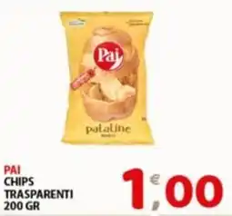Mio Market Pai chips trasparenti offerta