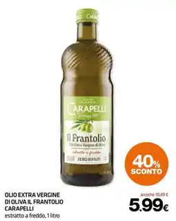 Superconti Olio extra vergine di oliva il frantolio carapelli offerta