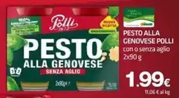 Superconti Pesto alla genovese Polli senza aglio offerta