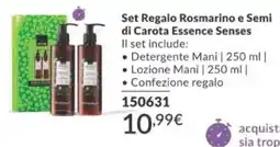 Avon Set Regalo Rosmarino e Semi di Carota Essence Senses offerta