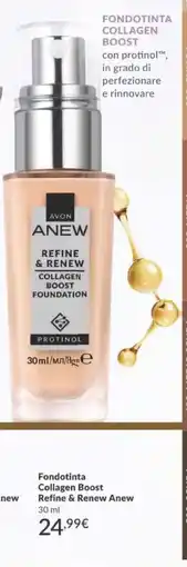 Avon Avon Anew Refine & Renew Collagen Boost Foundation offerta