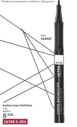 Avon Avon Super Definition Liquid Eyeliner offerta