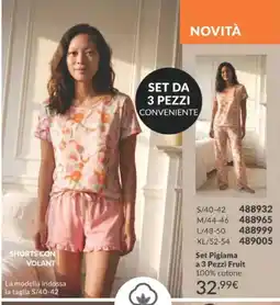 Avon Set Pigiama a 3 Pezzi Fruit offerta