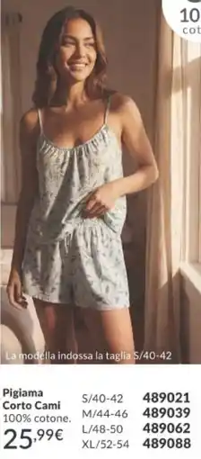 Avon Pigiama Corto Cami offerta