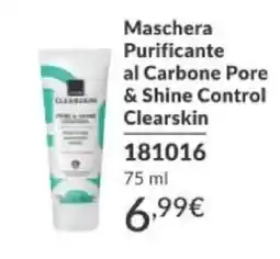 Avon Maschera Purificante al Carbone Pore & Shine Control Clearskin offerta