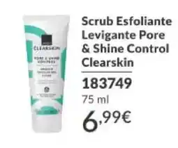 Avon Scrub Esfoliante Levigante Pore & Shine Control Clearskin offerta