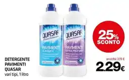 Superconti Detergente pavimenti Quasar offerta
