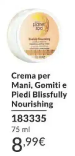 Avon Crema per Mani, Gomiti e Piedi Blissfully Nourishing offerta
