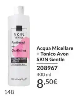 Avon Acqua Micellare + Tonico Avon SK!N Gentle offerta