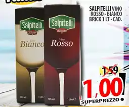 Il Genio Supermercato Salpitelli Vino Rosso - Bianco offerta
