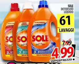 Il Genio Supermercato Sole detersivo liquido offerta