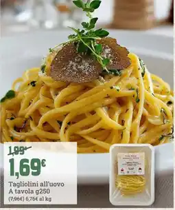 Banco Fresco Tagliolini all'uovo offerta