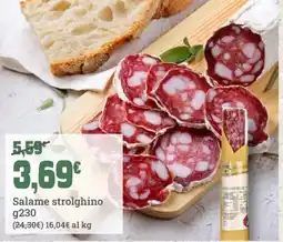Banco Fresco Salame strolghino offerta