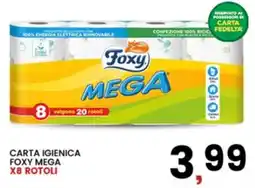 Interspar Carta igienica Foxy Mega offerta
