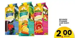 Interspar Beverage Pfanner various flavors offerta