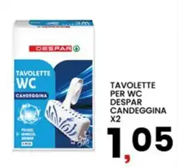 Interspar Tavolette wc candeggina despar offerta