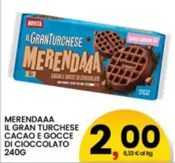 Interspar Il Gran Turchease Merendaaa Cacao e Gocce di Cioccolato offerta