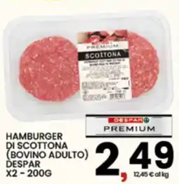 Interspar Hamburger di scottona Despar offerta
